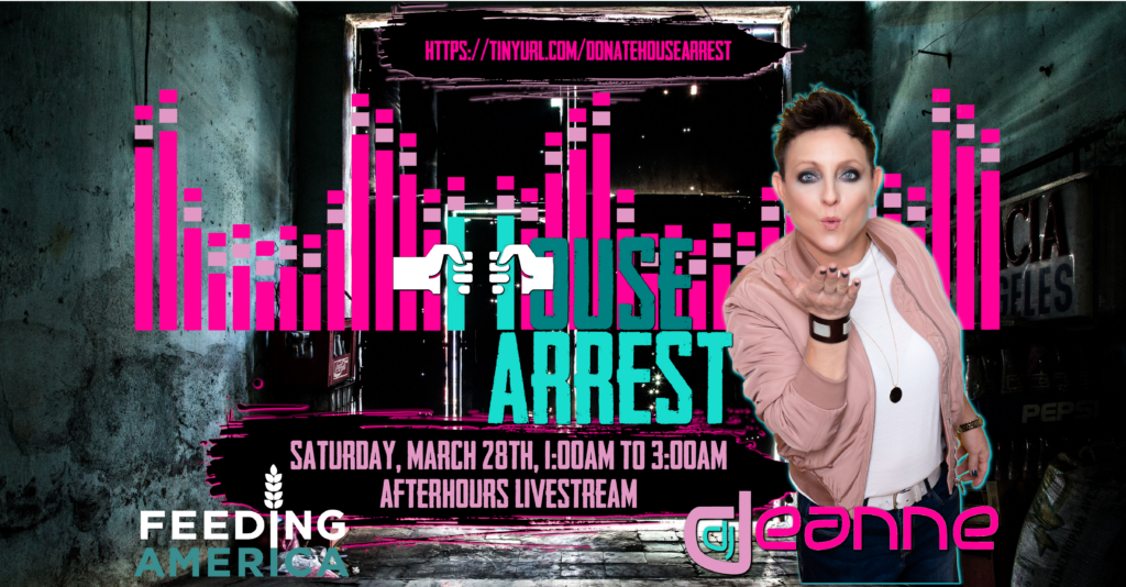 House Arrest Livestream Event Flyers