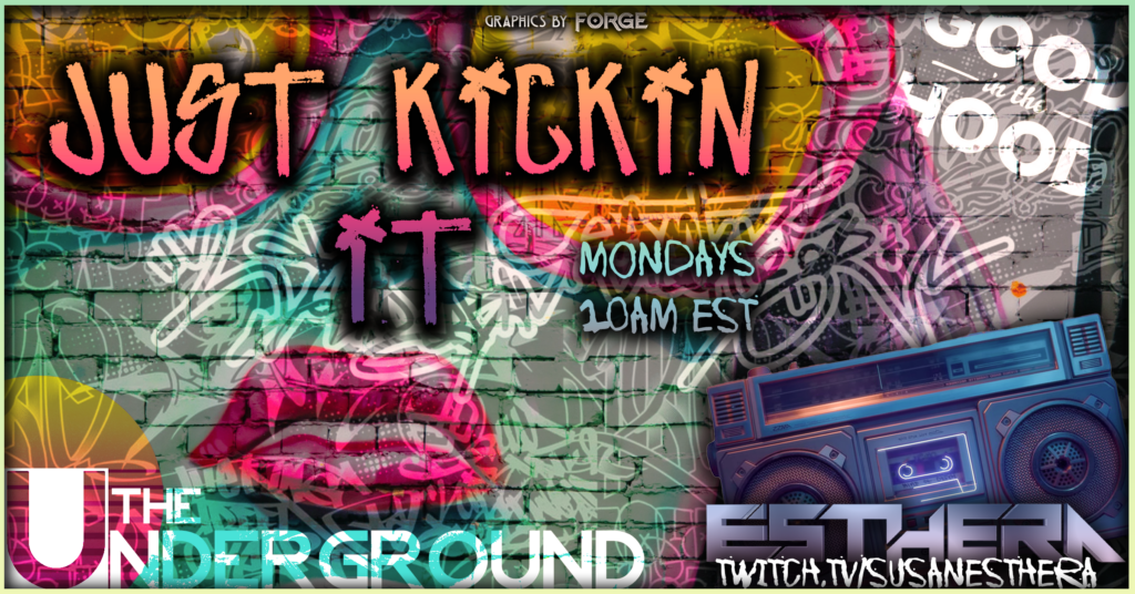 Just Kickin’ It Livestream Event Flyer