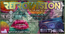 Retrovision Livestream Event Flyer