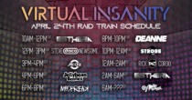 Virtual Insanity Livestream Event Flyer