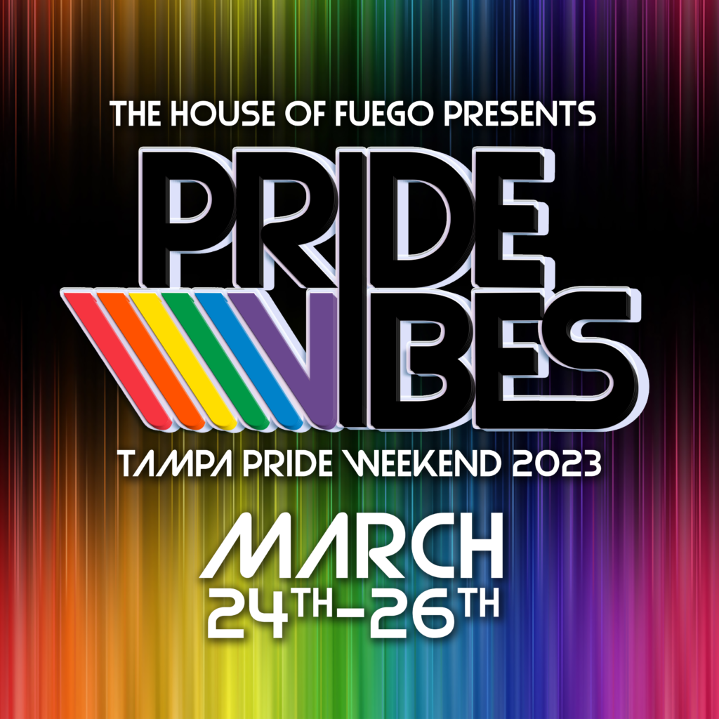 Pride Vibes Weekend of Events Teaser Flyers