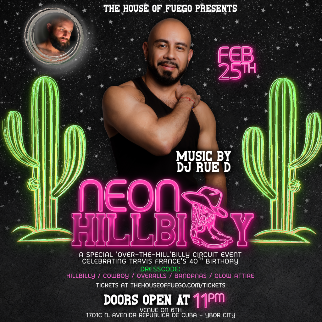 Neon Hillbilly Event Flyer