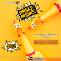 Flyer Design Don’t Tell Mom — Spanks & Pranks